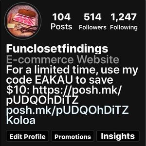 Follow my Instagram account